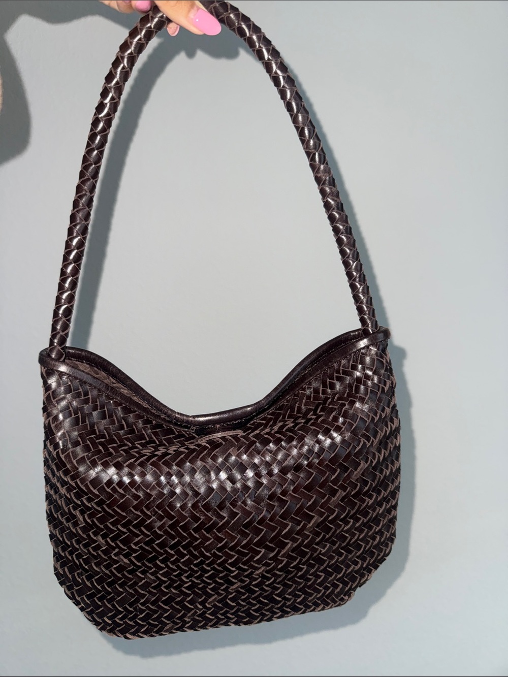 Mandela woven shoulder bag